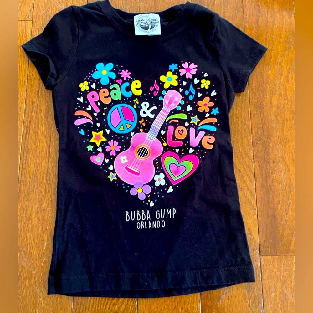 Bubba Gump Orlando Shirt Toddler Girls Size 3/4